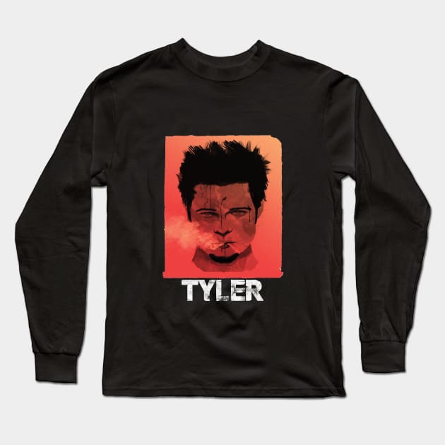 Tyler red Long Sleeve T-Shirt by Clathrus